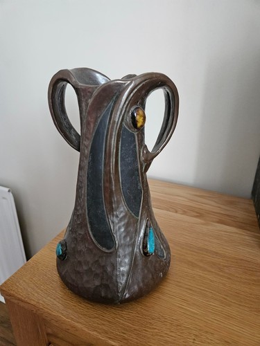 Antike bretby vase mit zwei - antike,
