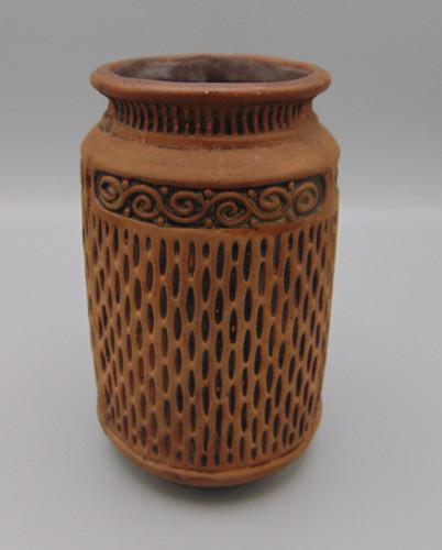 Vintage bretby clanta vase - bretby,